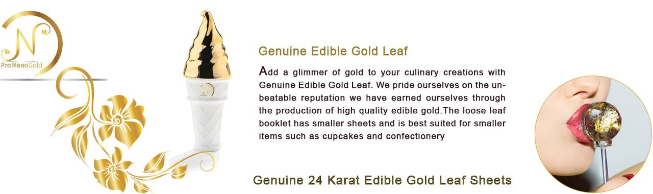 ورق طلا ۲۴ عیار خوراکی